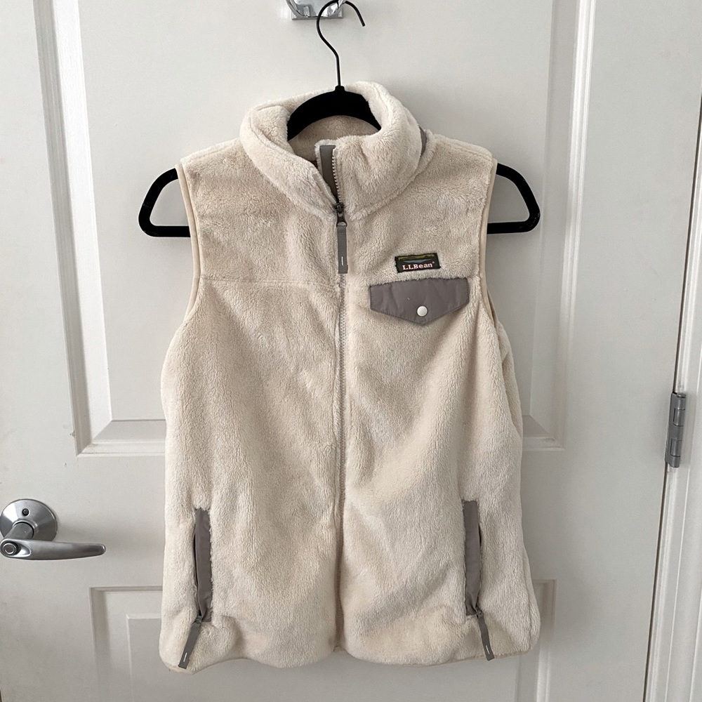 LLBEAN Soft Ivory Vest